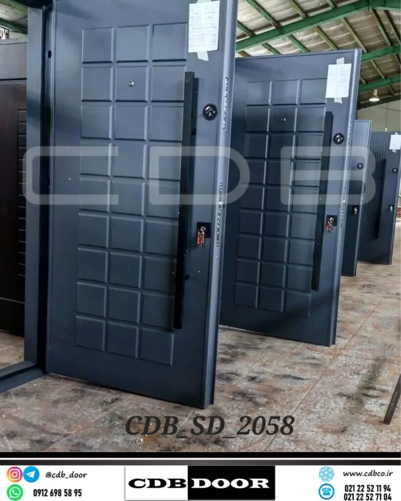 درب ضد سرقت پانل ترکیه کد CDB-SD-2058 رویه فلز